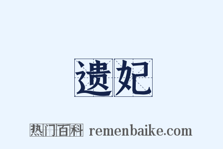 遗妃是什么意思的图片